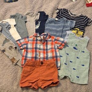 6 month old boys summer bundle Easter